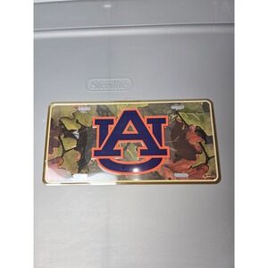 Auburn Tigers Camo License Plate Auburn University Football NCAA